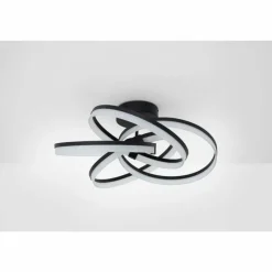 SCHÖNER WOHNEN-Kollektion Plafonnier SCHÖNER-WOHNEN-Kollektion Loop LED Noir, 1 lumière, Télécommandes* Éclairage Led