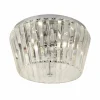 Luminaires Searchlight Plafonnier Searchlight TIARA Chrome, Transparent, 3 lumières