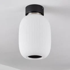 hofstein Plafonnier Sebep LED Noir, 1 lumière