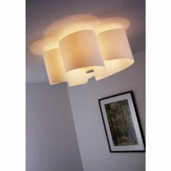 Luminaires Selene Plafonnier Selene Blanc, 5 lumières