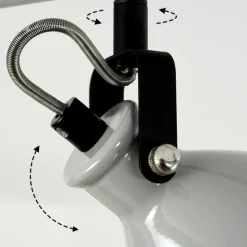 hofstein Plafonnier Selki Gris, 4 lumières