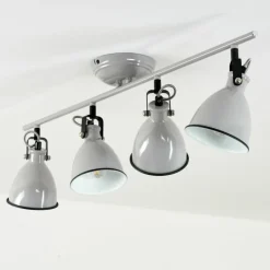 hofstein Plafonnier Selki Gris, 4 lumières