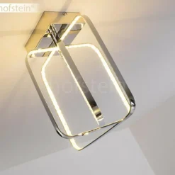 hofstein Plafonnier Sepino LED Chrome, 1 lumière