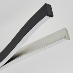 hofstein Plafonnier Serlande LED Noir, 1 lumière