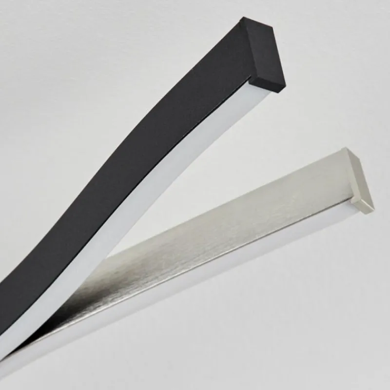 hofstein Plafonnier Serlande LED Noir, 1 lumière