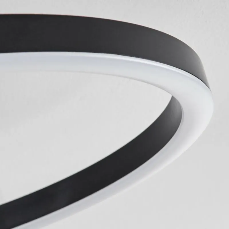 hofstein Plafonnier Serzedelo LED Noir, 1 lumière