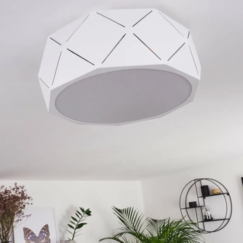 hofstein Plafonnier Shouver Blanc, 3 lumières