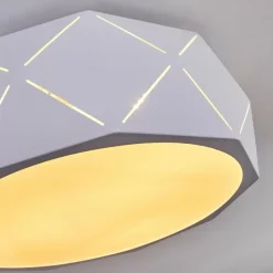 hofstein Plafonnier Shouver Blanc, 3 lumières