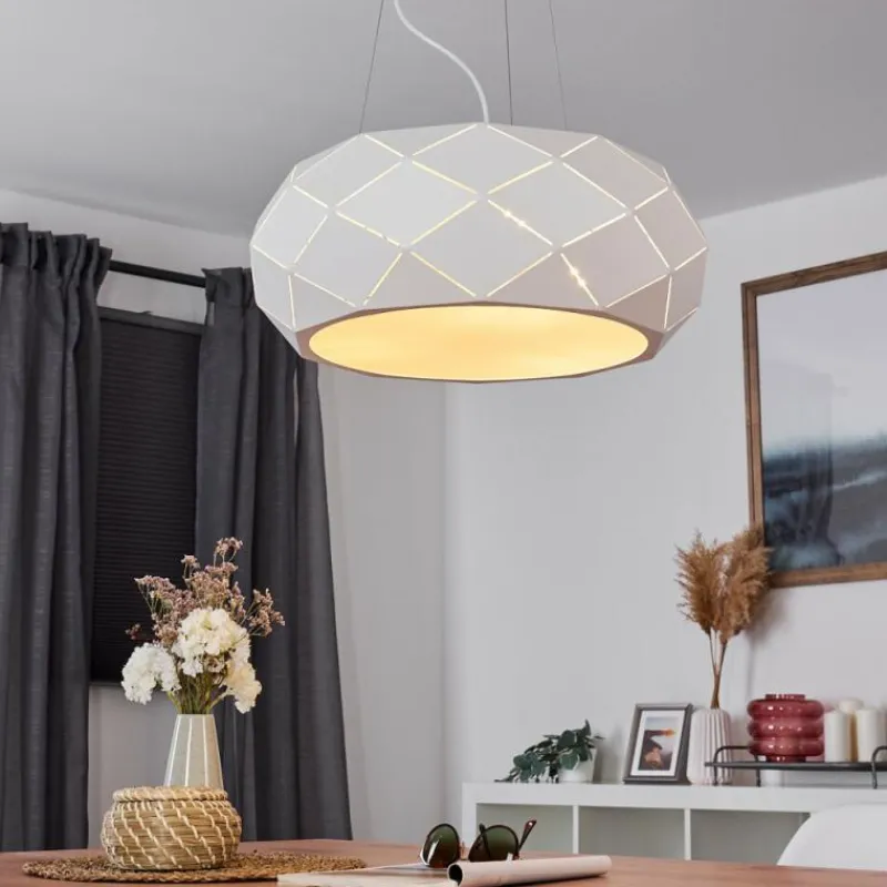 hofstein Plafonnier Shouver LED Blanc, 1 lumière