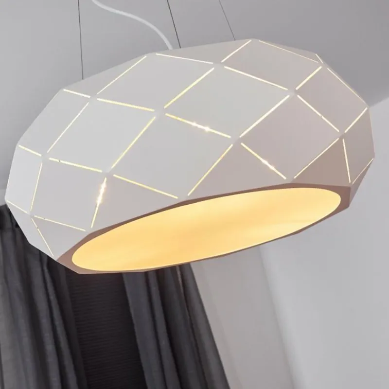 hofstein Plafonnier Shouver LED Blanc, 1 lumière