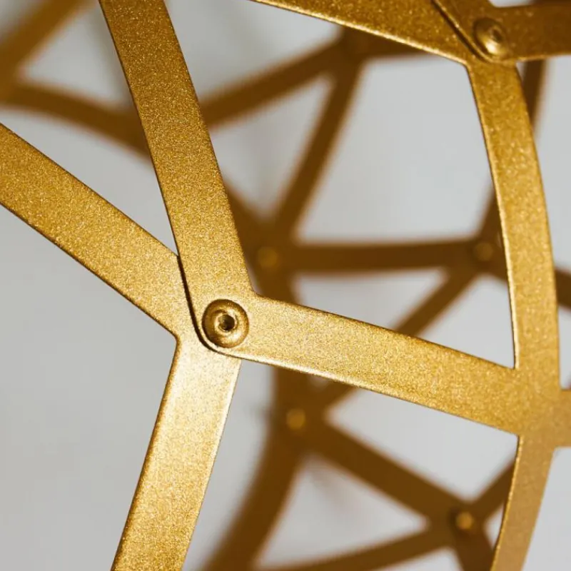 Lampes Dorées-hofstein Plafonnier Shupá Or, Laiton, 1 lumière