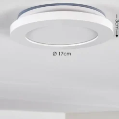 hofstein Plafonnier Siguna LED Blanc, 1 lumière