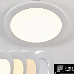 hofstein Plafonnier Siguna LED Blanc, 1 lumière