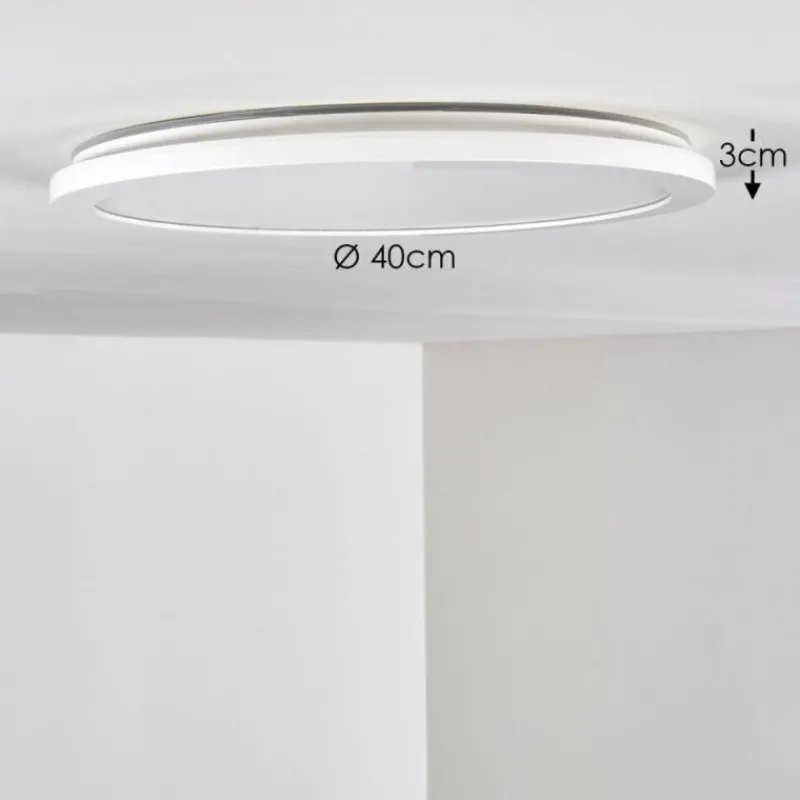 hofstein Plafonnier Siguna LED Blanc, 1 lumière