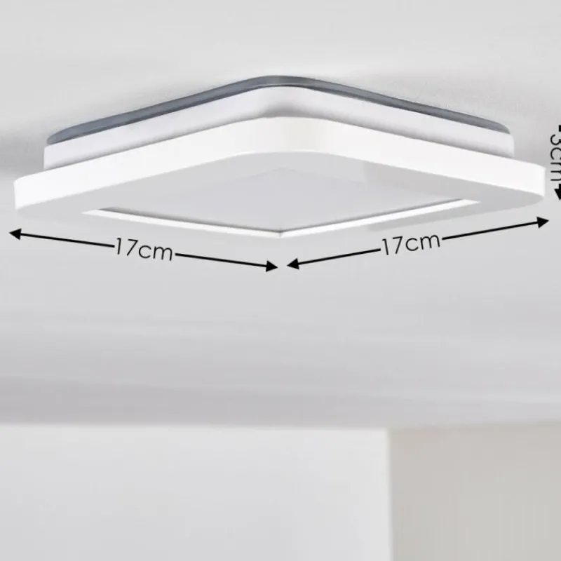 hofstein Plafonnier Siguna LED Blanc, 1 lumière