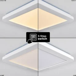 hofstein Plafonnier Siguna LED Blanc, 1 lumière