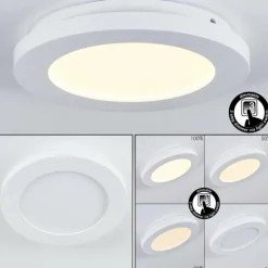 hofstein Plafonnier Siguna LED Blanc, 1 lumière