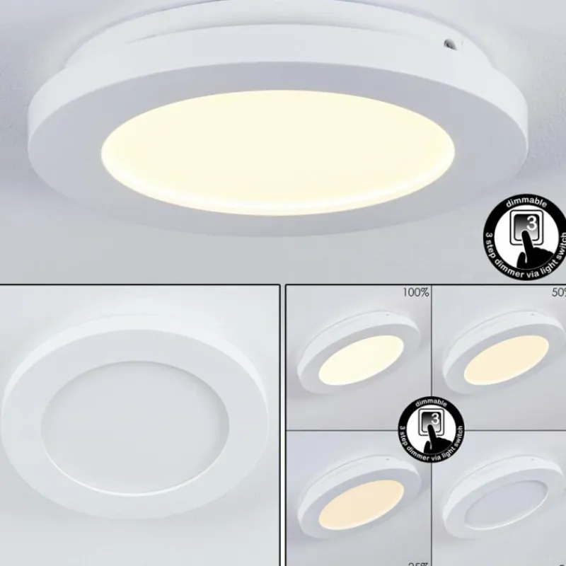 hofstein Plafonnier Siguna LED Blanc, 1 lumière