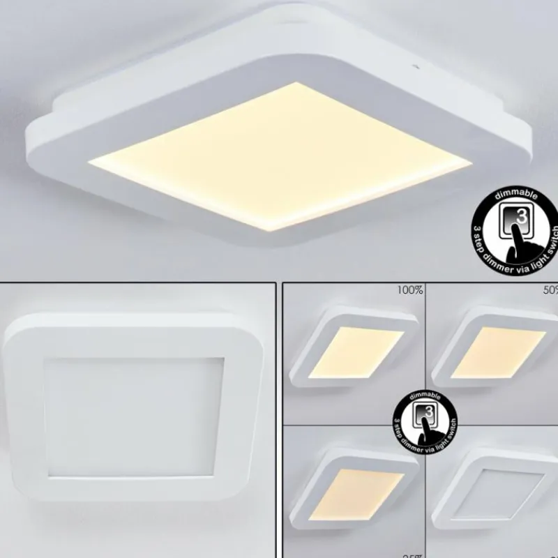 hofstein Plafonnier Siguna LED Blanc, 1 lumière