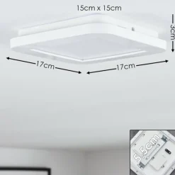 hofstein Plafonnier Siguna LED Blanc, 1 lumière