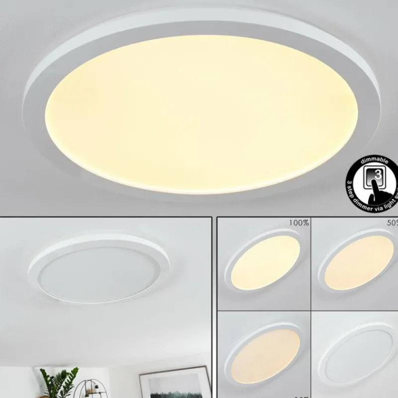 hofstein Plafonnier Siguna LED Blanc, 1 lumière