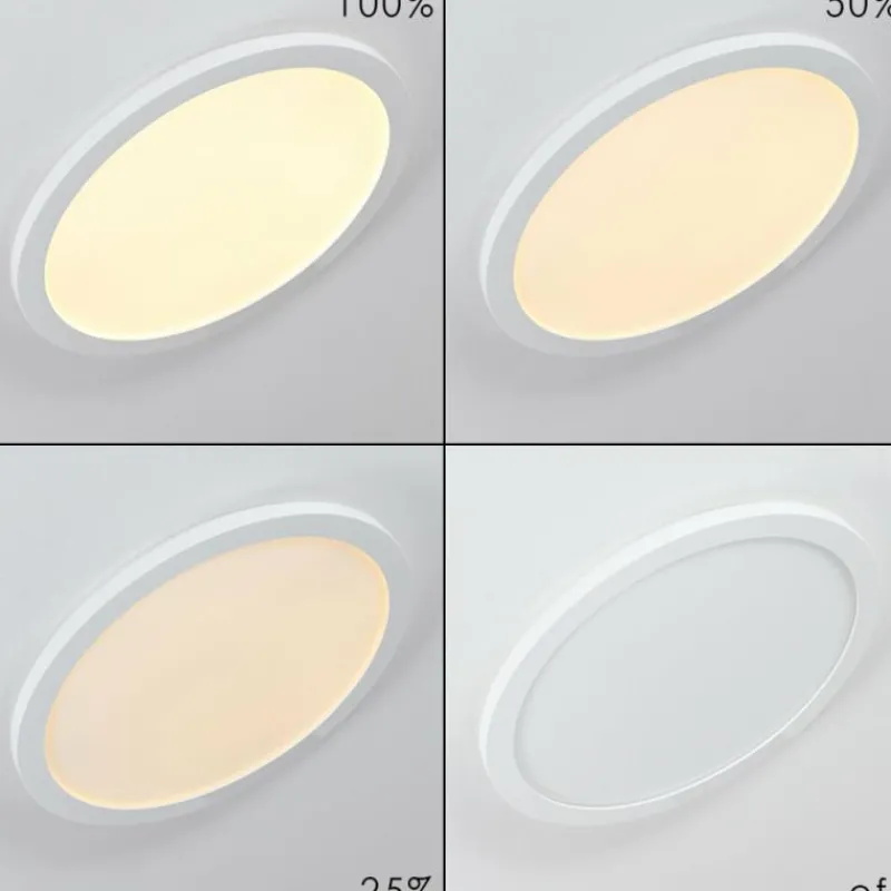 hofstein Plafonnier Siguna LED Blanc, 1 lumière