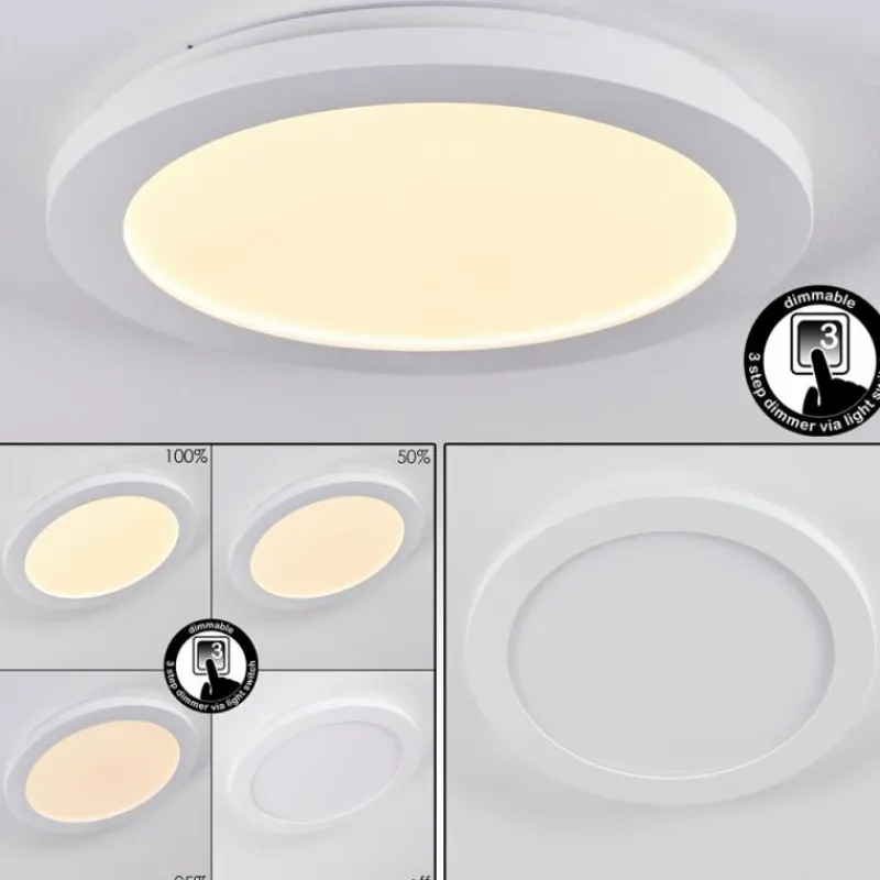 hofstein Plafonnier Siguna LED Blanc, 1 lumière