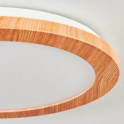 Luminaires Scandinaves-hofstein Plafonnier Siguna LED Couleur bois, 1 lumière