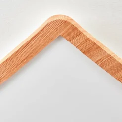 Lampes En Bois-hofstein Plafonnier Siguna LED Couleur bois, 1 lumière