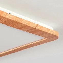 Lampes En Bois-hofstein Plafonnier Siguna LED Couleur bois, 1 lumière