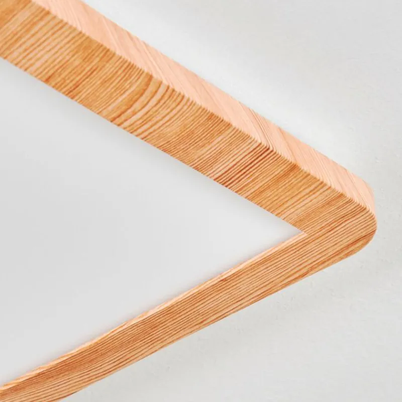 Lampes En Bois-hofstein Plafonnier Siguna LED Couleur bois, 1 lumière