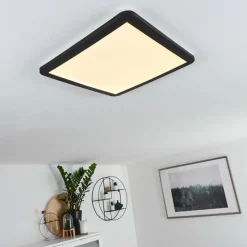 hofstein Plafonnier Siguna LED Noir, Blanc, 1 lumière
