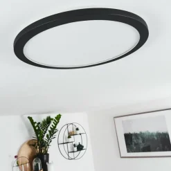 hofstein Plafonnier Siguna LED Noir, Blanc, 1 lumière