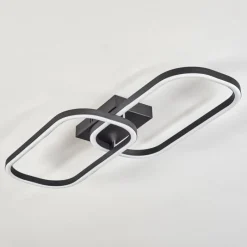 hofstein Plafonnier Silla LED Noir, 1 lumière