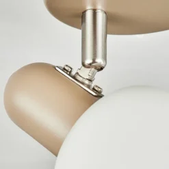 hofstein Plafonnier Sivol Nickel mat, Sable, 1 lumière