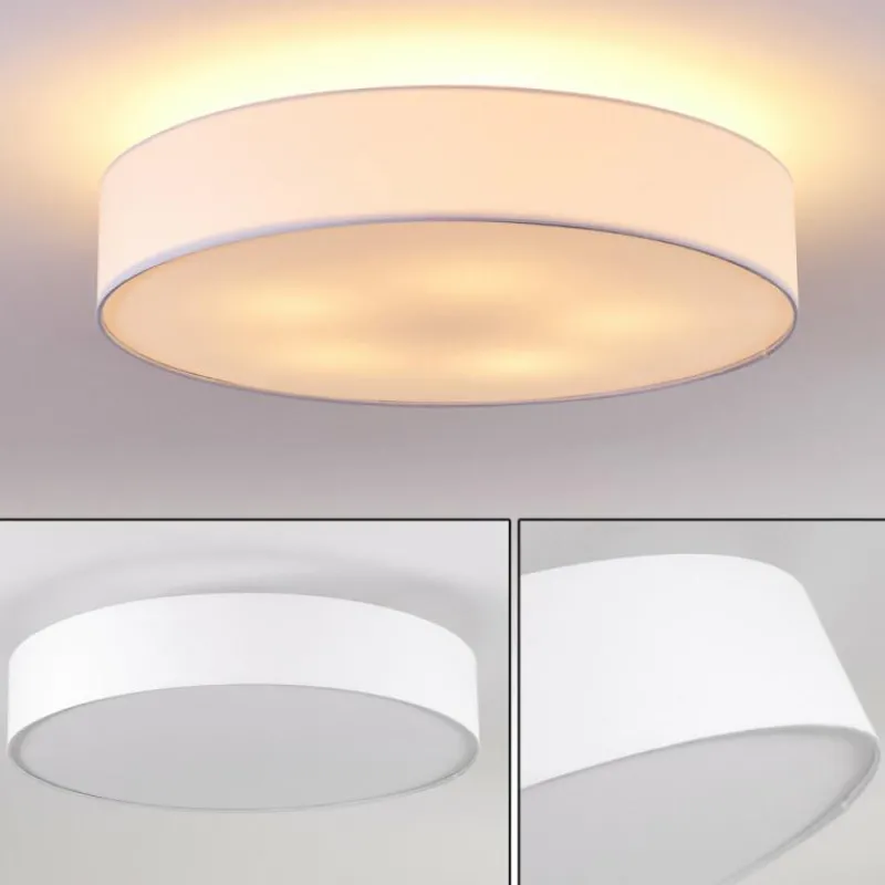 Lampes En Tissu-hofstein Plafonnier Skelbaek Nickel mat, 5 lumières