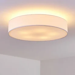 Lampes En Tissu-hofstein Plafonnier Skelbaek Nickel mat, 5 lumières