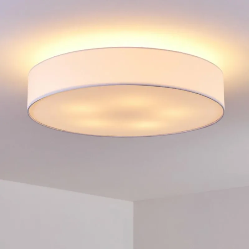 Lampes En Tissu-hofstein Plafonnier Skelbaek Nickel mat, 5 lumières