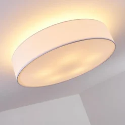 Lampes En Tissu-hofstein Plafonnier Skelbaek Nickel mat, 5 lumières
