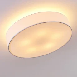 Lampes En Tissu-hofstein Plafonnier Skelbaek Nickel mat, 5 lumières