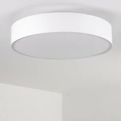 Lampes En Tissu-hofstein Plafonnier Skelbaek Nickel mat, 5 lumières