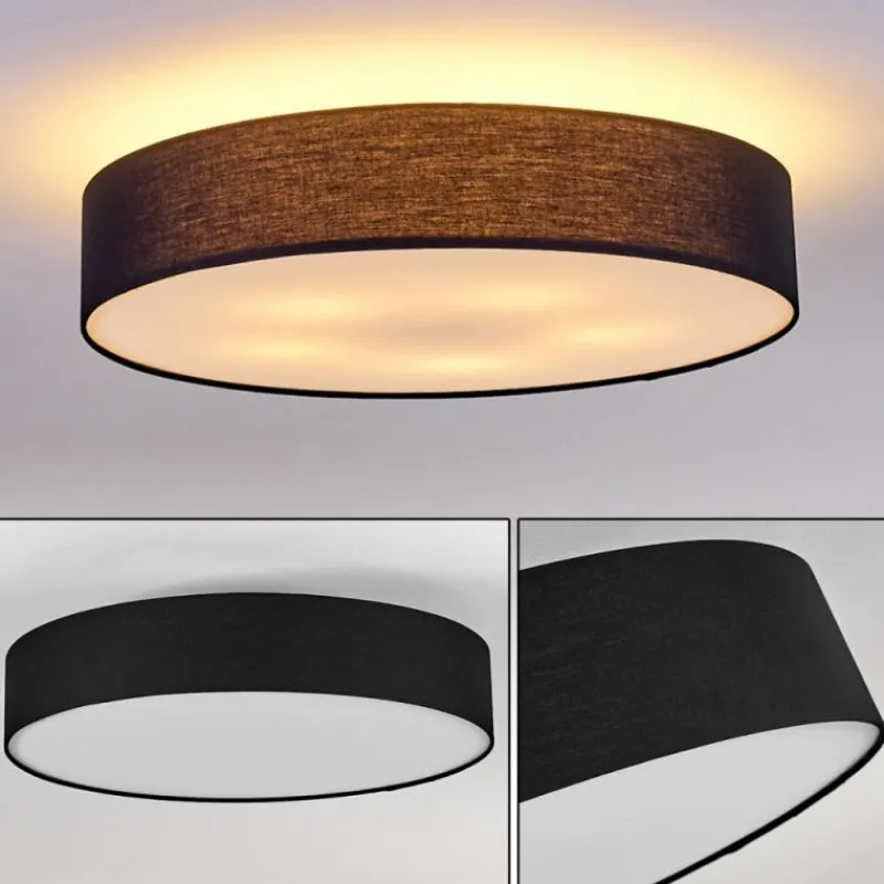 Lampes En Tissu-hofstein Plafonnier Skelbaek Nickel mat, 5 lumières