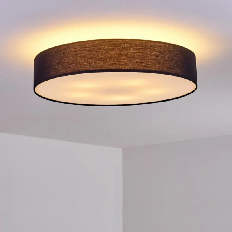 Lampes En Tissu-hofstein Plafonnier Skelbaek Nickel mat, 5 lumières