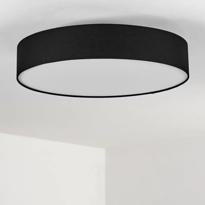Lampes En Tissu-hofstein Plafonnier Skelbaek Nickel mat, 5 lumières