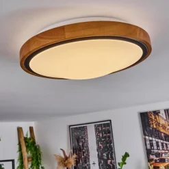 hofstein Plafonnier Sobredo LED Écru, Noir, Blanc, 1 lumière