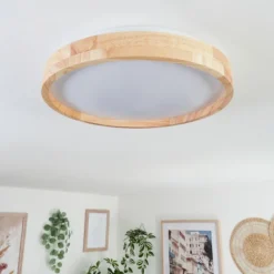 Luminaires Scandinaves-hofstein Plafonnier Sofo LED Blanc, 1 lumière