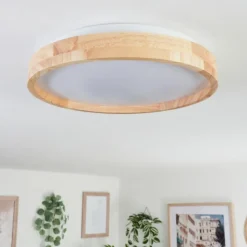 Luminaires Scandinaves-hofstein Plafonnier Sofo LED Blanc, 1 lumière