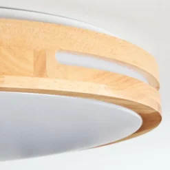 Luminaires Scandinaves-hofstein Plafonnier Sofo LED Blanc, 1 lumière, Télécommandes