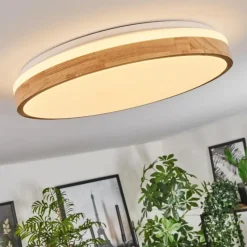 Luminaires Scandinaves-hofstein Plafonnier Sofo LED Blanc, 1 lumière, Télécommandes