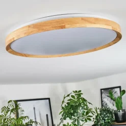 Luminaires Scandinaves-hofstein Plafonnier Sofo LED Blanc, 1 lumière, Télécommandes